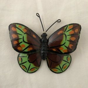 Vintage Weiss Enamel Butterfly Pin